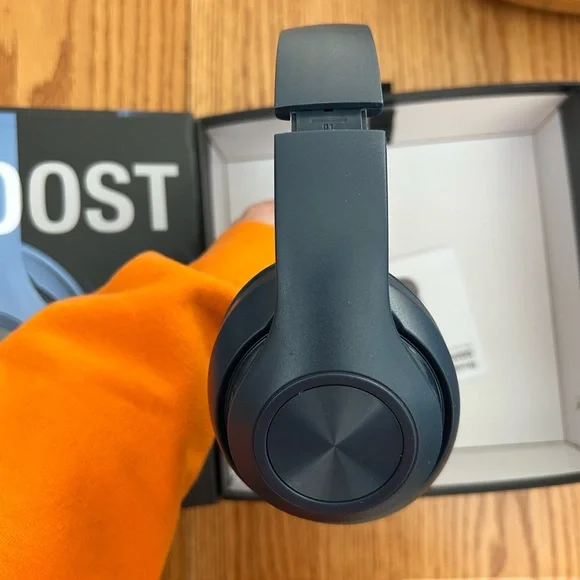 Brookstone SmartTouch Wireless Headphones - Blue - Picture 5 of 7